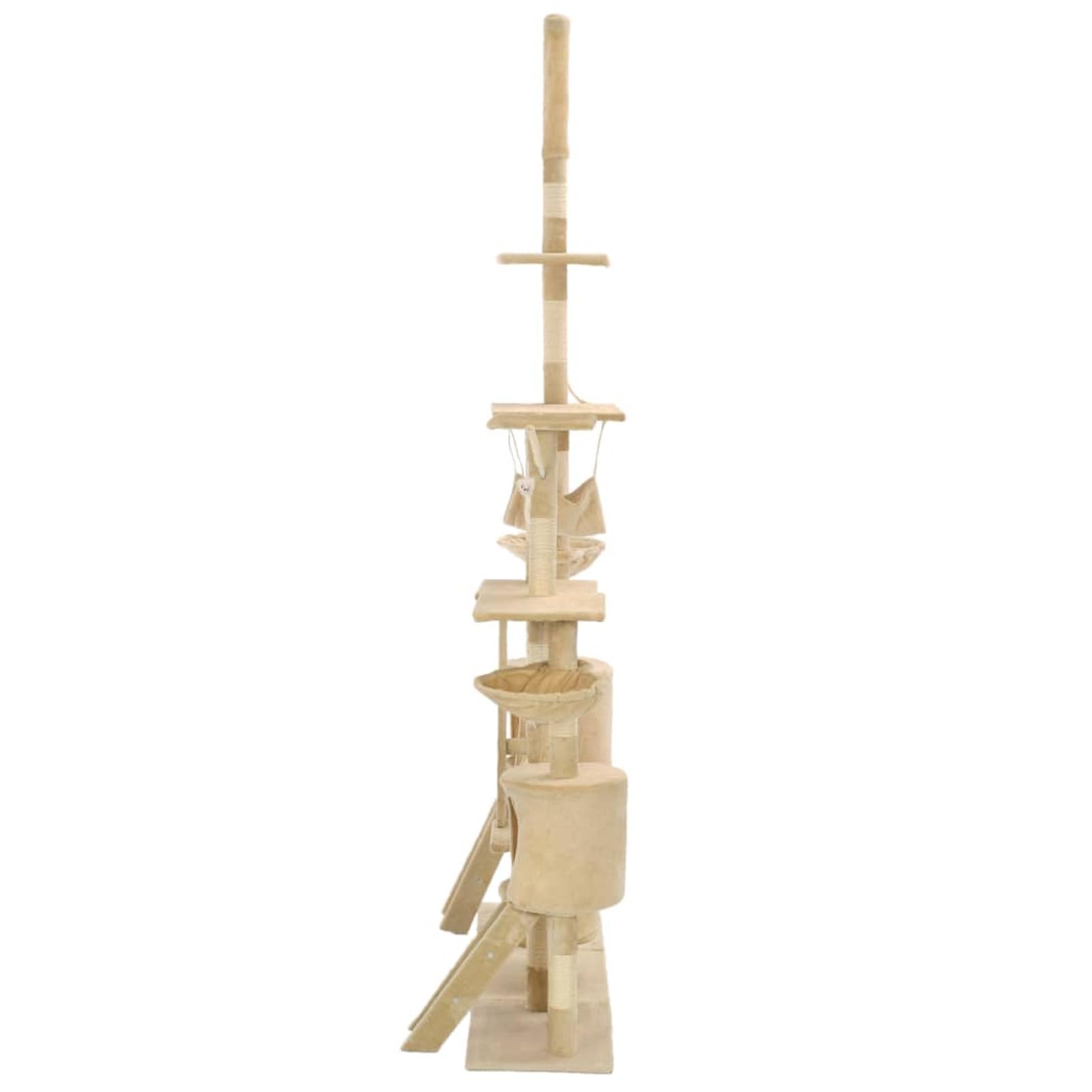 Tiragraffi con palo in sisal 230-250 cm Beige, Gioco per Gatti, Giocattolo per Tiragraffi con palo in sisal 230-250 cm Beige, Gioco per Gatti, Giocattolo per Gatti, tiragraffi