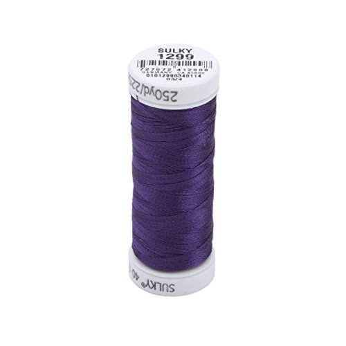 Sulky Of America hilo de rayón 250 yd 2-ply 40wt morado miniatura 1