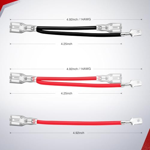 Image of Nilight 5 Pin Rocker Switch Jumper Wires Set for Automotive Switch
