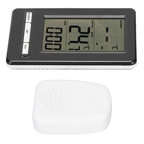 Drahtloses Elektronisches Thermometer, Wetterstationsuhr, Mini-Digitalthermometer für Moderne Pflanzengewächshäuser Babyzimmer – Bild 3