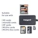 Integral 4-in-1 Speicherkartenleser, USB 3.0 & USB C Adapter für microSD, SD, Compact Flash, MS Duo/Pro - Für iPhone 15/16 Plus/Pro/Pro Max, MacBook Pro/Air, iPad, PC, Laptop, Tablet, Smartphone