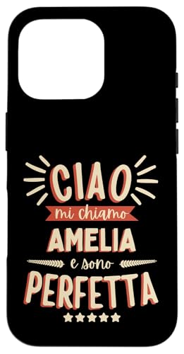 Amelia Idea Regalo Personalizzata Amica Nome Divertente �X�}�z�P�[�X iPhone 16 Pro �p