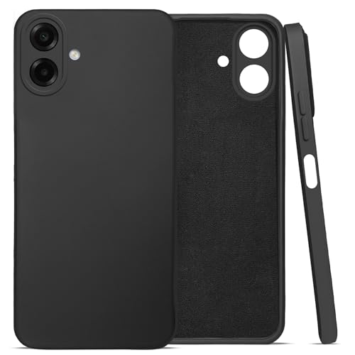 Image of Jkobi Back Case Cover for Samsung Galaxy A07 5G | F70e 5G (Inside Fiber Cloth with Matte Finish Silicone |Black)