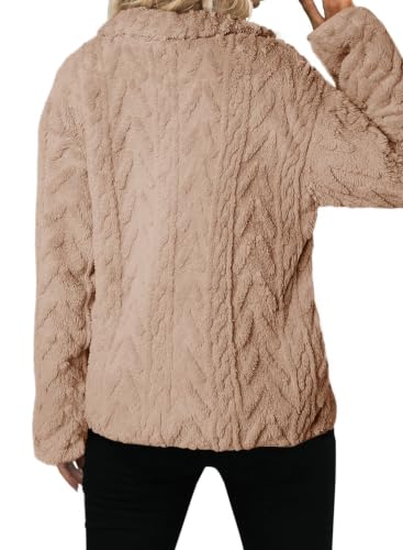 Image of Dokotoo Winter Fleece Jacket for Women 2026 Zipper Casual Coat with Pockets