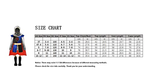 Relibeauty Kids Knight Costume For Boys And Girls,7-8/140 #TOP1