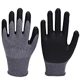 Edward Tools Touchscreen Work Gloves – Large (Men & Women) – 15-Gauge Nylon & Lycra with Conductive Resin – Anti-Slip Grip, Lightweight & Breathable – Durable Precision Gloves for Work or Gardening