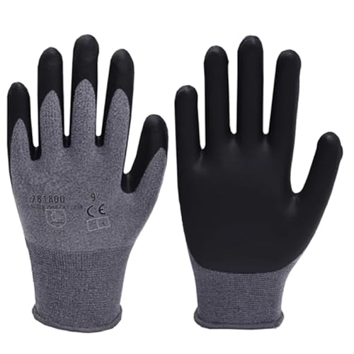 Edward Tools Touchscreen Work Gloves – Large (Men & Women) – 15-Gauge Nylon & Lycra with Conductive Resin – Anti-Slip Grip, Lightweight & Breathable – Durable Precision Gloves for Work or Gardening