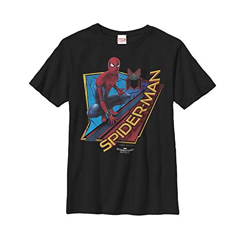 Marvel Universe Legendary Spider Boy's Solid Crew Tee