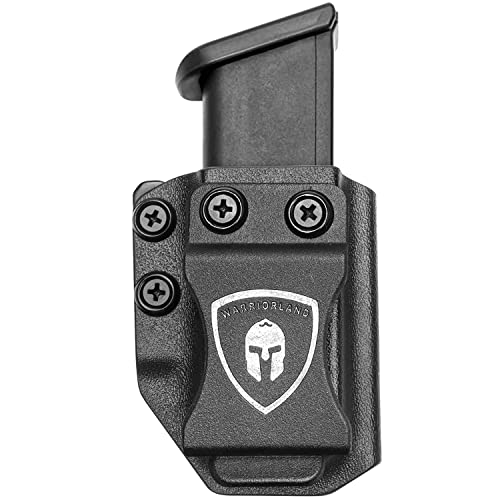Universal Mag Carrier IWB / OWB Kydex Magazine Holster Fit: 9mm / .40 Double Stack, Ambidextrous Kydex Magazine Holder, 9mm / .40 Double Stack Mag Holster