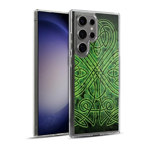 Funda Samsung Galaxy S23 Ultra 5G para uso diario diseño amuleto trébol
