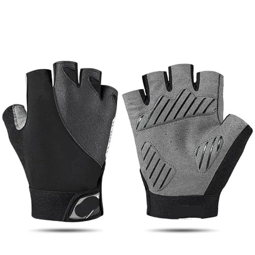 Guantes de bicicleta de medio dedo compatibles con West Biking, para hombres y mujeres, MTB, ciclismo, correr, fitness, gimnasio, motociclismo