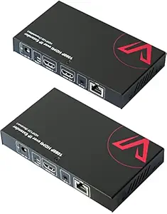 HDMI Over IP/TCP Extender 1-to-Many Setup - Up to 394 Feet (120m)