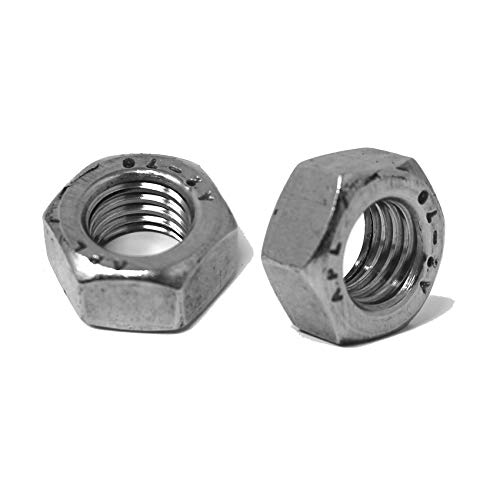 10 Stück Sechskantmutter DIN 934/ISO 4032, M8, Standard, 10 Stück, Edelstahl A2 V2A, Schraubenmutter, Edelstahlmutter, Sechskant-Mutter, V2A Mutter (M8, 10 Stück)