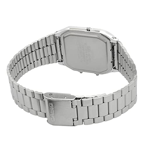 Image of Casio AQ-230A-7D /AQ230A-7D Analog Digital Metal Belt Silver Dial Unisex Watch
