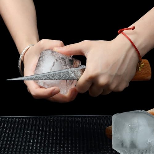 Martillo de hielo con mango de madera y acero inoxidable de alta resistencia 5
