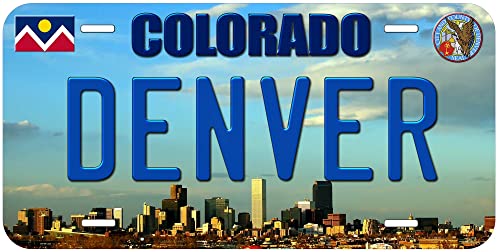Denver Colorado Novelty Car Auto License Plate