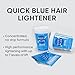L'OREAL TECHNIQUE Quick Blue High Performance Hair Lightener - Hair Bleaching Powder - No Drip Formula, Extra Strength Lightening Action Lifts Up To 7 Levels, Single Application, 1 Oz