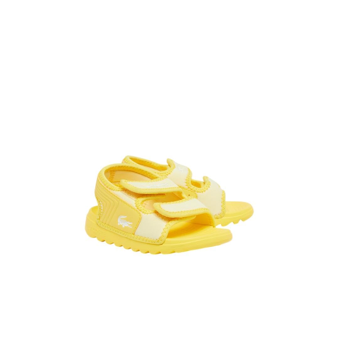 Lacoste Infant Velcro Sandals, Yellow, 8