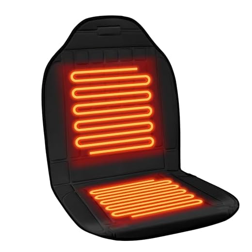 Heated Seat Cover for Winter Fast Heating Pad Seat Warmer Preimum Fabric 2 Models Setting