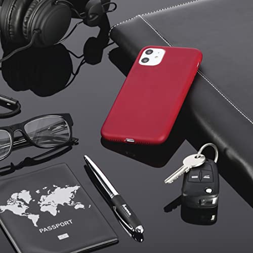Hama Cover Finest Feel Voor Apple IPhone 11 Rood, Funda Carcasa Movil