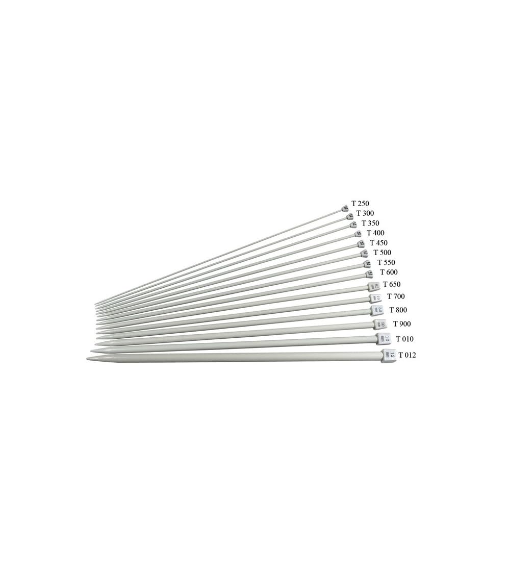 Agujas De Punto De Aluminio 40 Cm – By Me Hecho A Mano