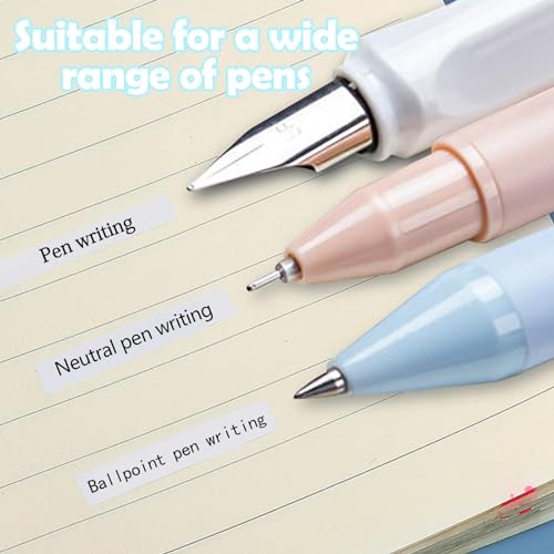 Zisqerts Retractable Correction Tape Replacement Inserts Pen shaped beautiful correction tape with replaceable and retractable function Portable Stationery Tools Office Supplies (10 Pcs) - Thumbnail 3