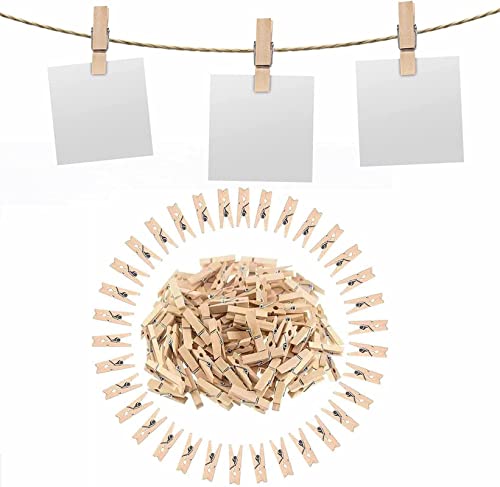 Mollette per Bucato, Mini Clip, Mollette Legno