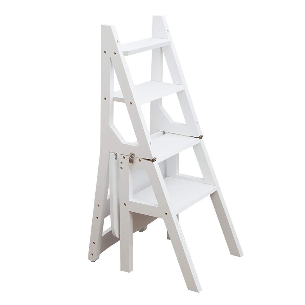 Tabouret cuisine pliable en bois massif et escalier intérieur portable