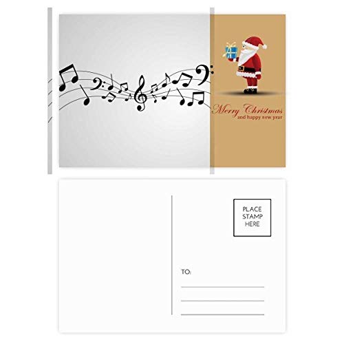 Cartes postales Père Noël Dancg Music pour partager l'amour et la magie des fêtes