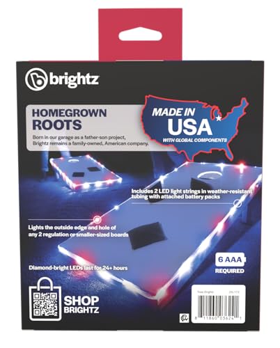 Image of TossBrightz LED Cornhole Lights (Set of Two) - Weather Resistant Kit