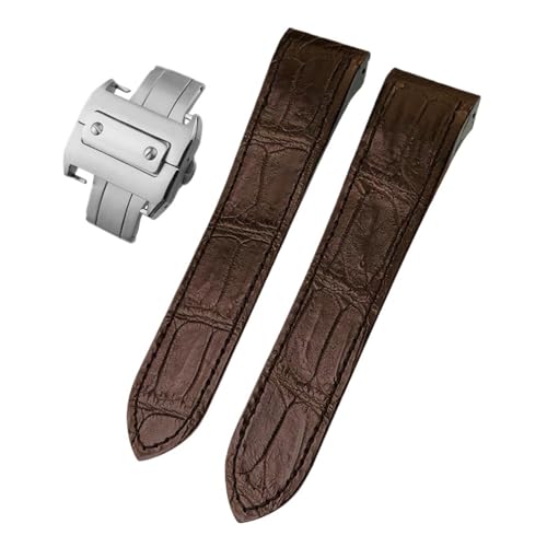 [-ł] 20mm 23mm u[ubN ANR_CEHb`oh JeBG TgX 100 AJAQ[^[U[EHb`XgbvΉ(Brown Silver,23mm)