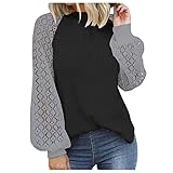 HHOP Damen Bekleidung sexy Damen Langarm elegant Streifen Bluse 5 Euro Artikel ohne versandkosten Damen Oberteile Herbst ausgefallene Oberteile Damen Sweatshirt Damen gelb musselin Bluse, XL