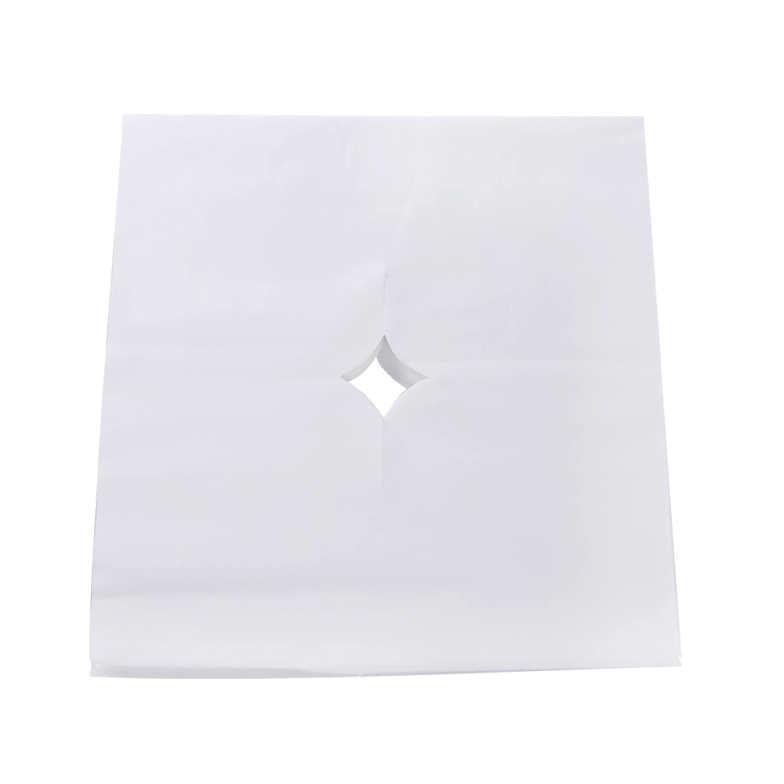 Anself Disposable Face Covers Bed Table Face Hole Cover for Beauty Spa Massage (Pack of 100)