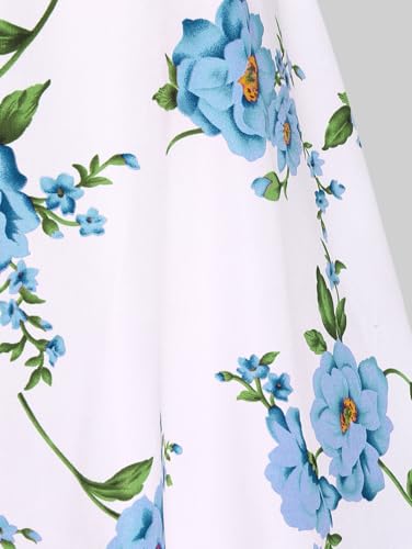Image of Rosegal Plus Size Women Cottagecore 2PC Floral Sundress Set