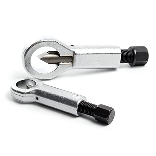 XPOtool Casse-écrou Jeu de 2 pcs. - en Acier/pour Écrous 12-16 mm et 16-22 mm - Outil mécanique pour Desserrer Extraire Boulons abîmés Garage Atelier