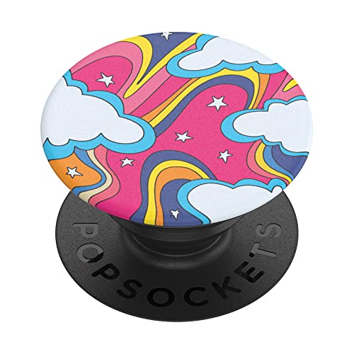 PopSockets: PopGrip with Swappable Top for Phones and Tablets - Black