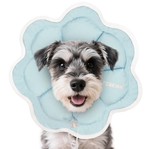Soft Small Dog Cone Collar Alternative, Comfortable Dog Neck Recovery Cone for Small Dogs, Adjustable Head Pillow Cone After Surgery to Stop Licking for Pup(Size:XS)