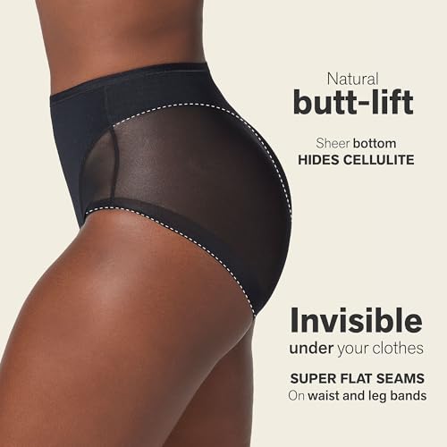 Leonisa Invisible Shapewear Panties, High Waisted Tummy Control Women's Underwear3