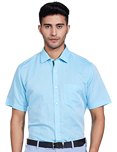 Image of Van Heusen Men's Checkered Regular Fit Formal Shirt