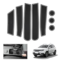 Wielganizator Tapis De Sol Conducteur En Velours De Qualité Supérieure Pour : Dacia Duster 2WD (2010-2018) SUV Côté Conducteur En Polyamide Tapis De Sol Caoutchouté Noir 1 Pièce – Ajustement Parfait