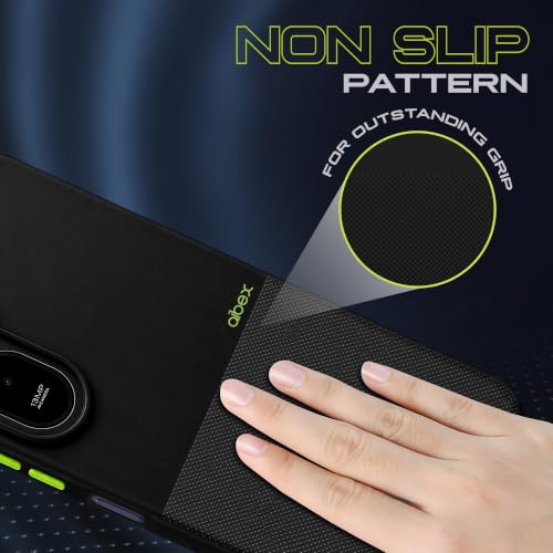 Image of AIBEX Premium Back Cover Case Compatible for Redmi A7 Pro 5G / Redmi A7 Pro 4G|Scratch & Drop Tested Shockproof Matte Texture Case with Soft Microfibre Lining|Slim Fit Cover Anti-Scratch - Black
