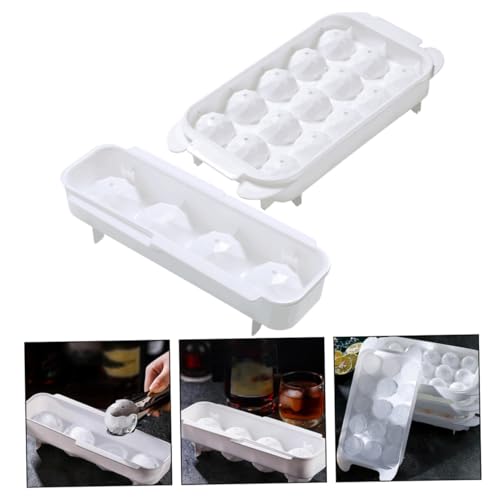 Molde para hielo en bola 2 piezas con tapas miniatura 2