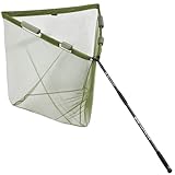 Sougayilang Filet de pêche à la carpe de 106 cm - Poignée télescopique en fibre de car...