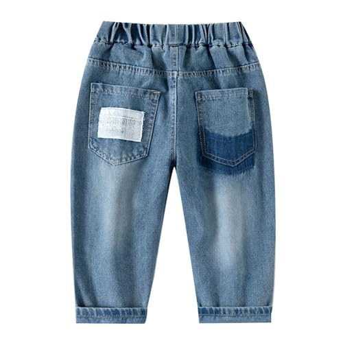 Boys Comfortable Stretch Denim Pants for Kids Durable Casual Loose Fit Kids Jeans Ideal for School Outdoor Daily2