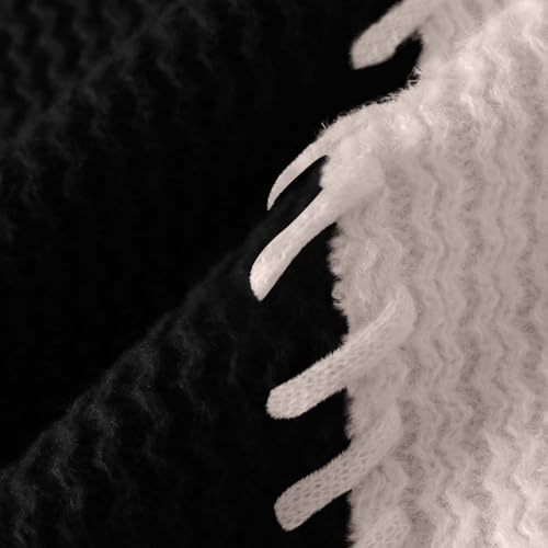 Mens Color Block Sweaters Long Sleeve Casual Fashion Cable Knitted Slim Fit Pullover Top Fall Winter Knitwear3