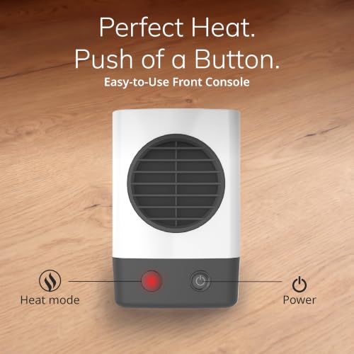 Lasko 6" MyHeat Mini Ceramic Space Heater with Easy Controls - White - 201 - image 5