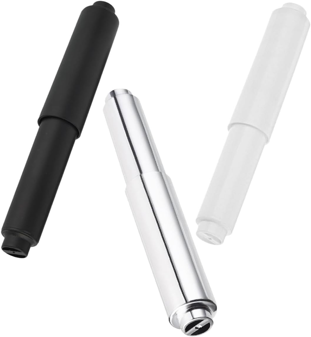 3pcs Toilet Paper Holder Replacement Rod, Adjustable Elastic Tube