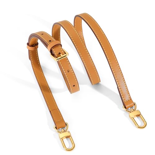 RYYXZXL Vachetta Leather Replacement Adjustable Shoulder Strap for L V Handbag Replacement Bag Strap...