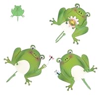 SHINEOFI 3pcs Frog Shaped Wall Hooks Decorative Hanging Hooks for Keys Towels Coats Colorful Cartoon Design for Kitchen Bathroom Entryway Sturdy Wall Mounted Organizer