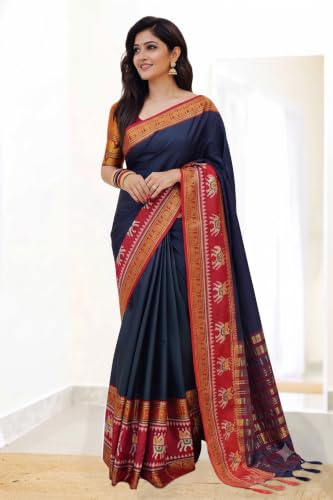 Image of SUPERLAXMI Self Design Kanjivaram Jacquard, Art Silk Saree